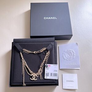 Chanel 22A Gold CC Choker